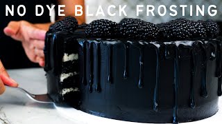 My NEW EASY creamy smooth black frosting (no thermometers)