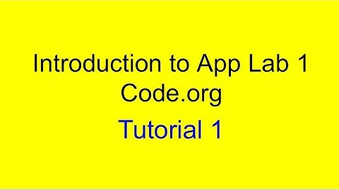 Introduction to App lab I Code.org I Tutorial-1