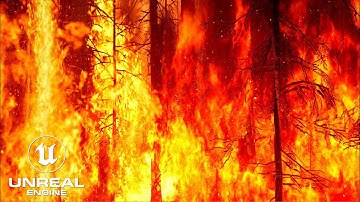 Next-Gen Graphics (Unreal Engine 5) Part 3 - Burning Forest [4K]