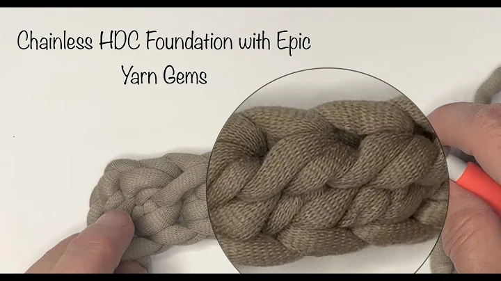 1st video is the Chainless Foundation Series- Half-Double Crochet