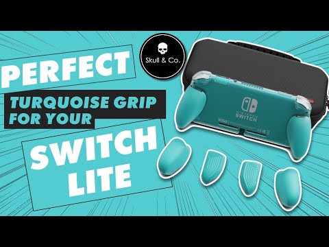 Nintendo Switch Lite turquoise Skull & Co Gripcase Lite - THE BEST accessory of 2020