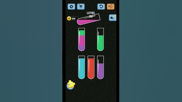 Water Color Sort Level 60 Walkthrough Solution iOS/Android | user help | #shorts