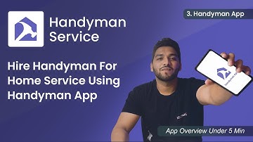 Hire Handyman Home Service From Your Mobile Using Handyman App | Iqonic Design