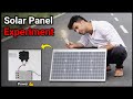 Solar Panel देगा 220v Ac || How To Convert Solar Panel Dc To Ac || Solar Experiment