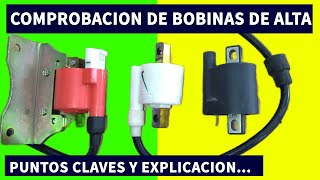 MOTO NO ARRANCA 🤬 ¿Bobina de Alta MALA? 🏍️ Prueba de OHMIOS con Multímetro FÁCIL