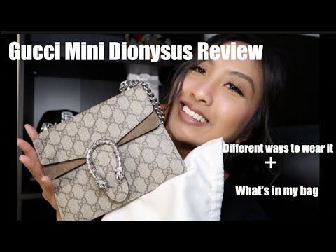 Gucci Dionysus Super Mini/6 Ways to Wear 