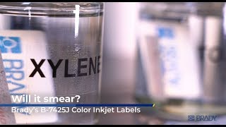 Brady Labels: Will it Smear
