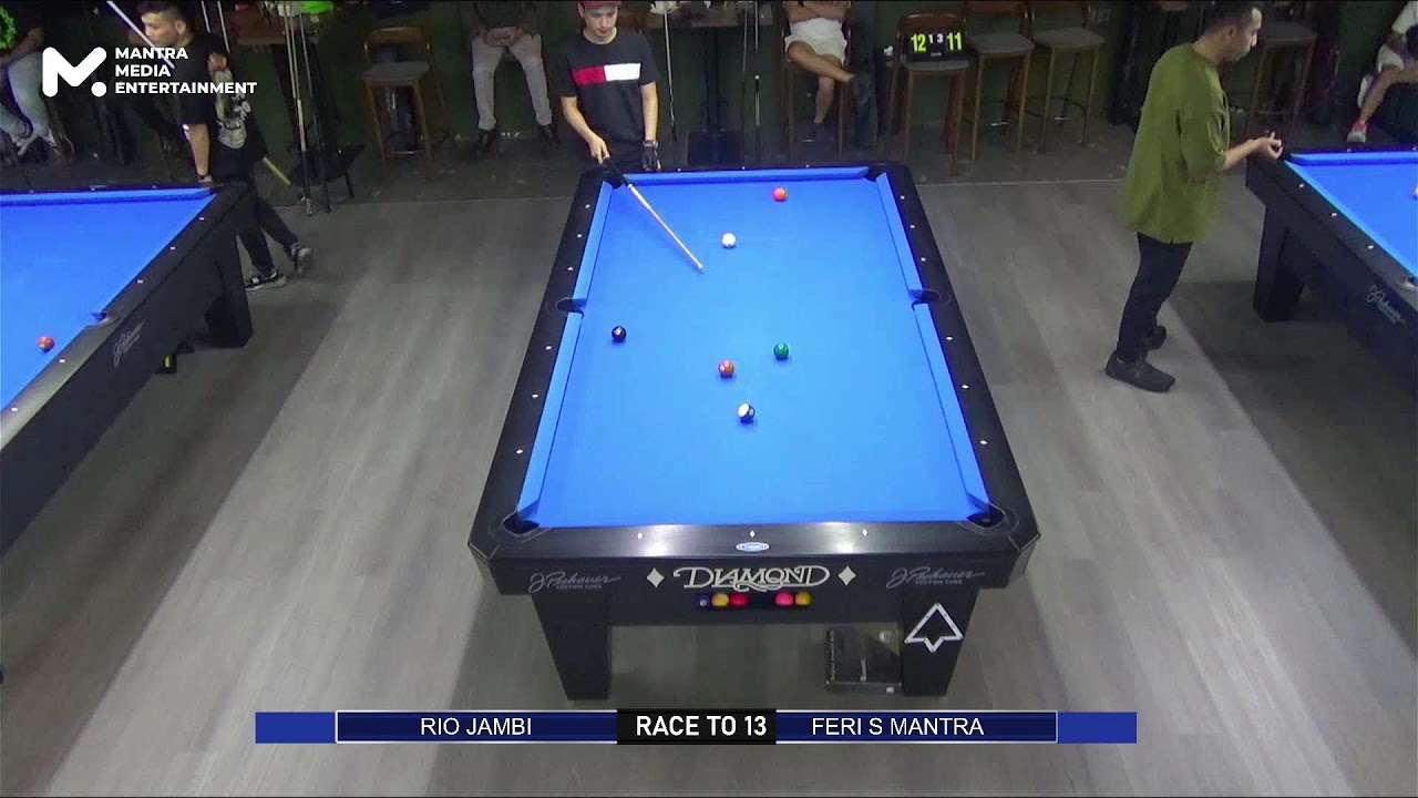 RIO JAMBI vs FERI S MANTRA (RACE TO 13 ) FRIENDLY EXHIBITION ( MANTRA POOL ACADEMY )