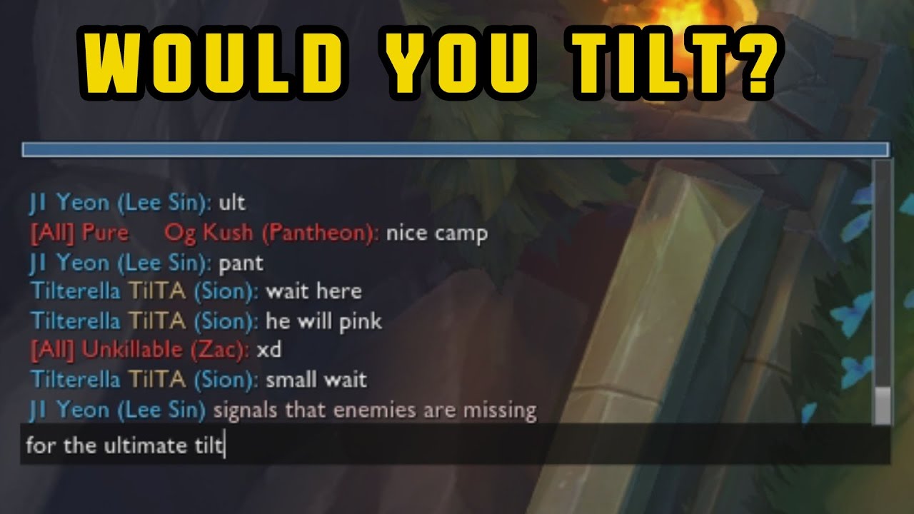 The Ultimate league TILT ft. Tilterella