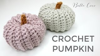 CROCHET: HOW TO CROCHET A PUMPKIN | Bella Coco Crochet
