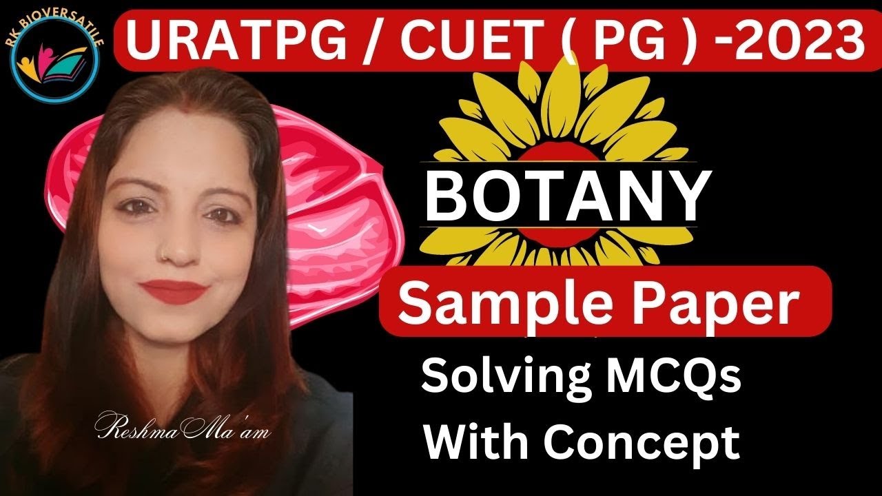 Msc entrance botany sample paper uratpg cuet botany msc entrance