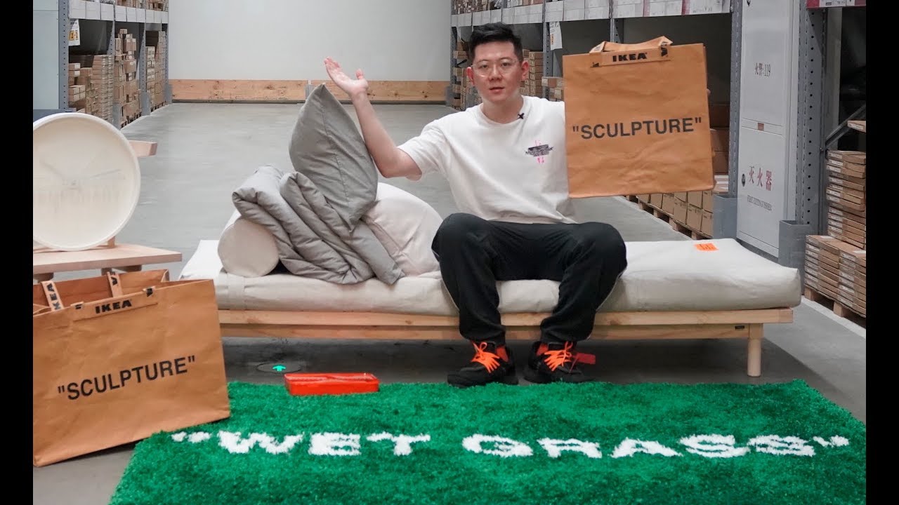 【サイズ】 Virgil Abloh IKEA MARKERAD WET GRASS Rug Green イケア ラグ (IKEA/ラグ ...