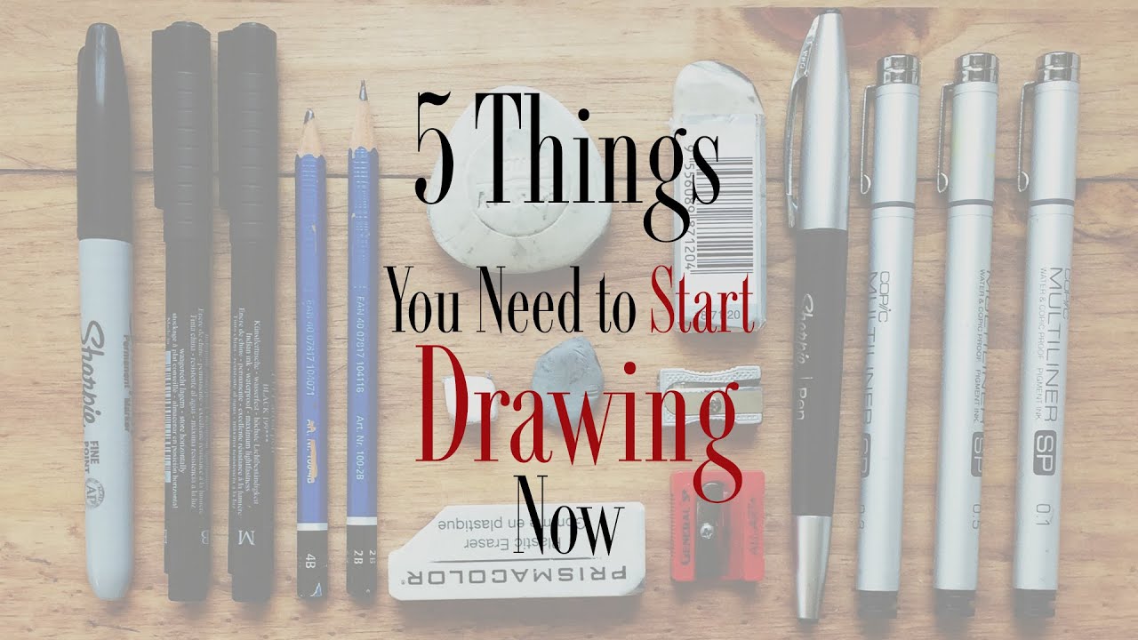 5 Cheap(ish) Things to Get Started Drawing