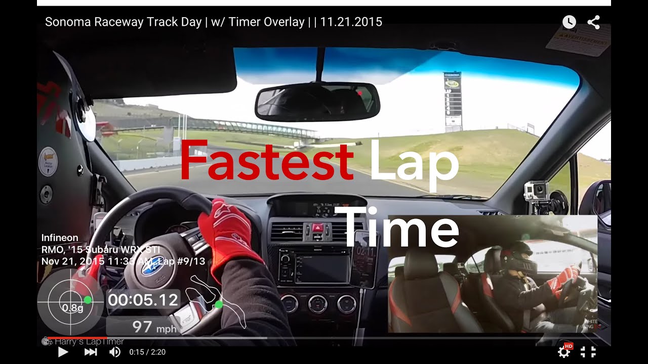 track day helmet Sonoma Raceway Track Day | w/ Timer Overlay | | 11.21.2015