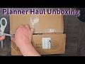 Planner Haul Unboxing - Jane's Agenda Mystery Kits