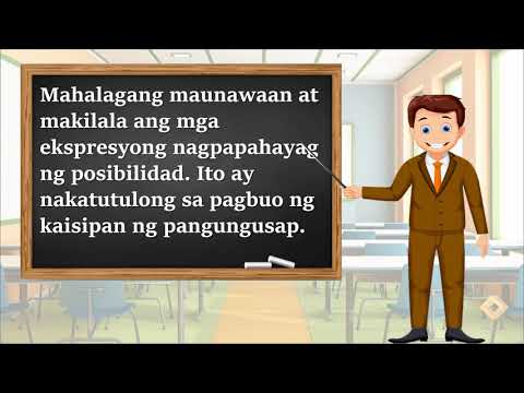 Mga Ekspresyong Nagpapahayag ng Posibilidad - YouTube