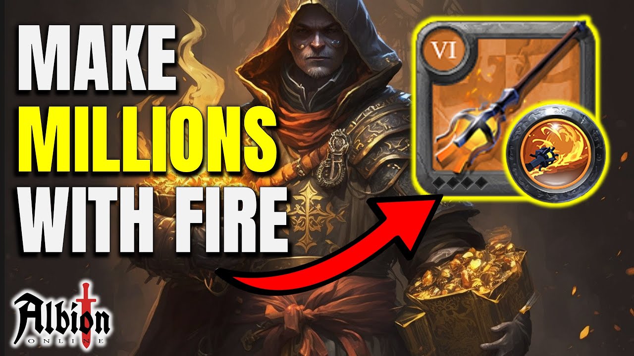 Make More SILVER With THE BEST FIRE STAFF In Albion Online YouTube