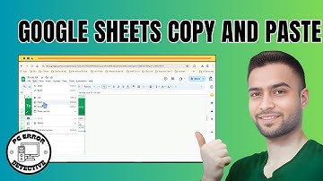 How to Copy and Paste in Google Sheets