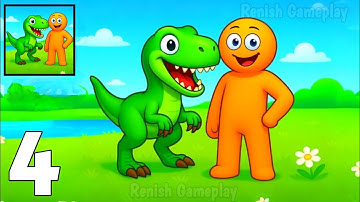 Dino Rush: Build Kingdom - Gameplay Walkthrough Part 4 - Build Army Save The Nation (Android, iOS)