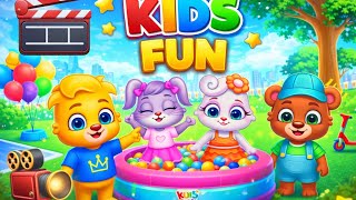 Kids Fun Cartoon | Funny Baby Animals | Learn &amp; Play for Kids 🧸🎈#KidsCartoon#KidsFun#BabyCartoon