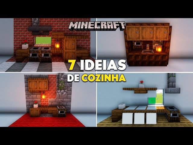 Como fazer cozinha no Minecraft