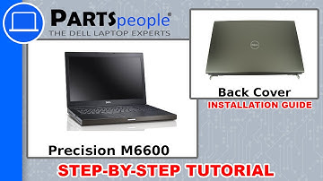 Dell Precision M6600 LCD Back Cover How-To Video Tutorial