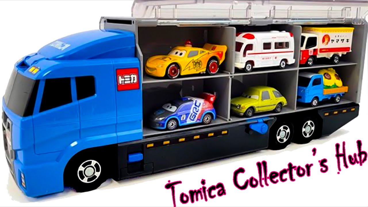 トミカ☆世界の高級な車のミニカーを開封してコンボイへ収納！ホンダ スプランキもある☆Tomica 