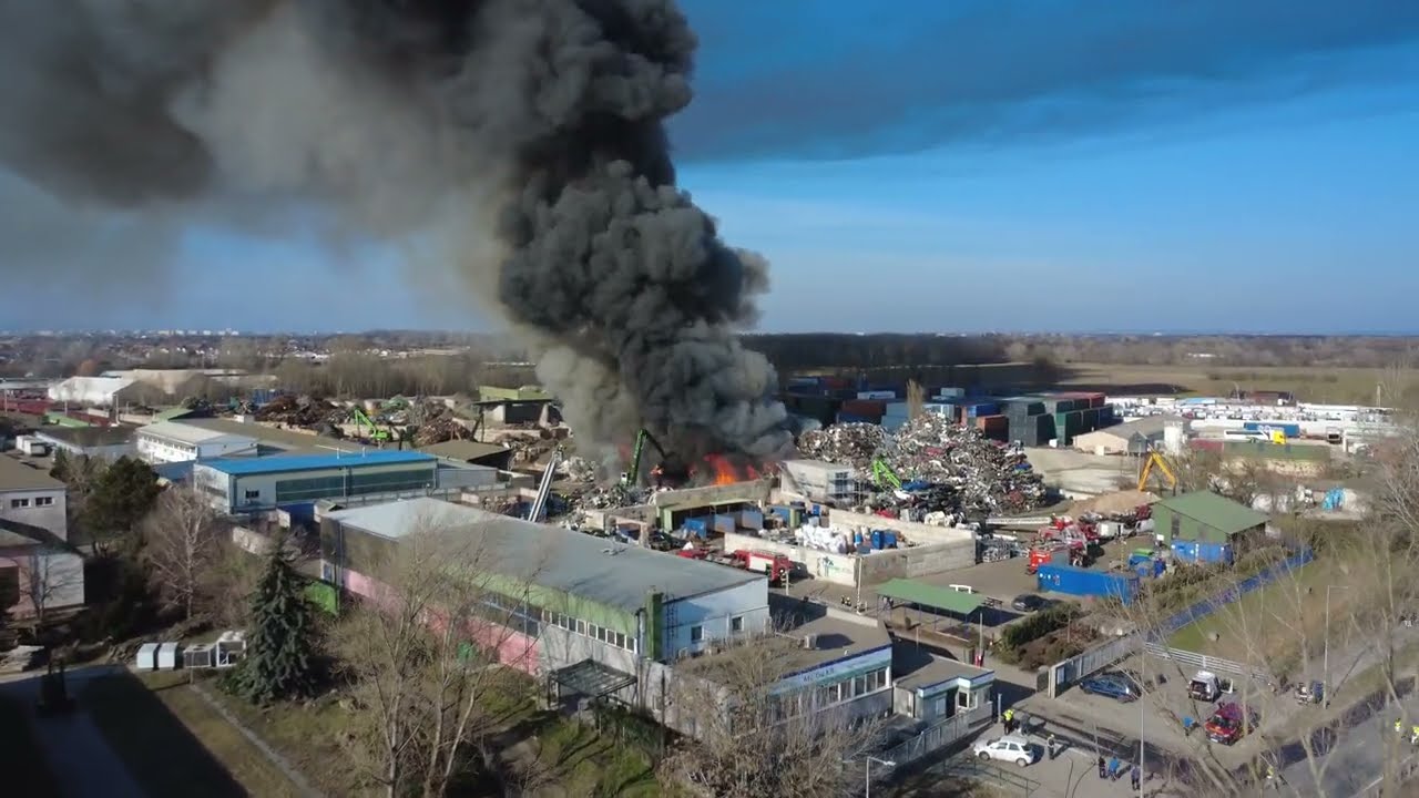 Soroksár hulladékfeldolgozó-tűz - 2026. február 27.