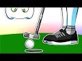 Mini Golf funny moments that end up with my ball in the hole - Golf it