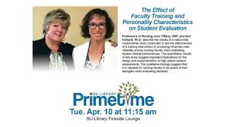 The Effect of Faculty Training and Personality Characteristics on Student Evaluation