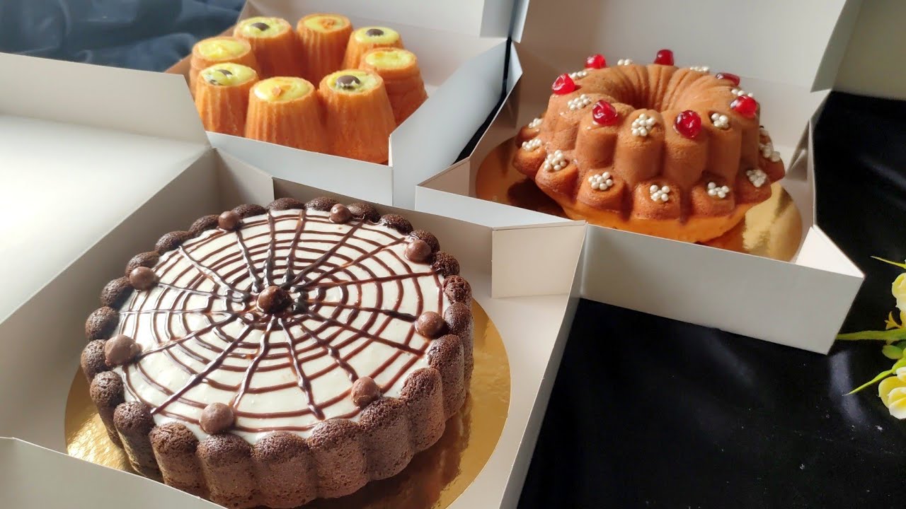 خدميهم بوجهك أحمر💪طلبية مزروبة فأقل من ساعتين حضرتها👌3كيكات بقوالب جداد ومذاقات متنوعة خفاف كالقطن