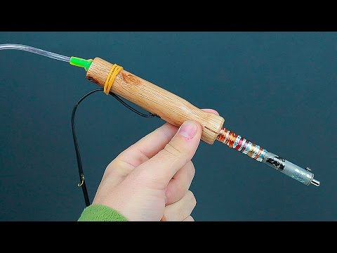 Super idea hot air gun from a soldering iron