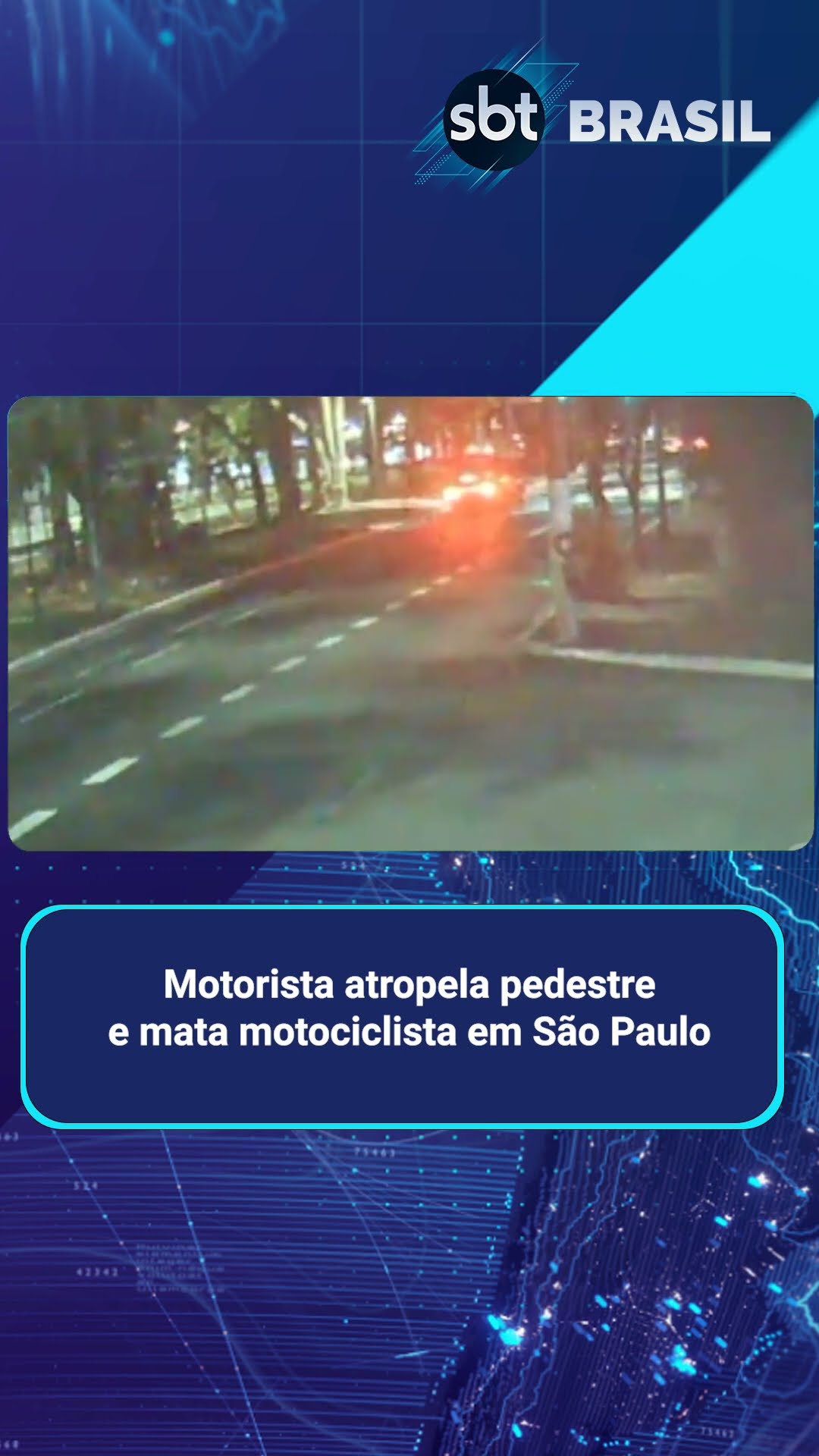 Motorista atropela pedestre, mata motociclista e foge em São Paulo | SBT Brasil (21/01/25)