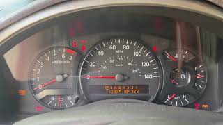 How to turn off flashing airbag light on Nissan Titan