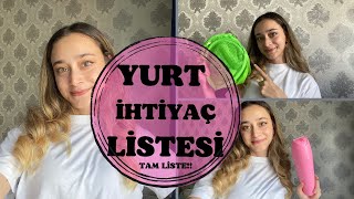 Yurt İhtiyaç Listesi Bunları Götürmeyi Sakin Unutma 