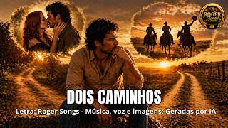 Dois Caminhos - Letra: Roger Songs - Melodia, voz e imagens: Geradas por IA
