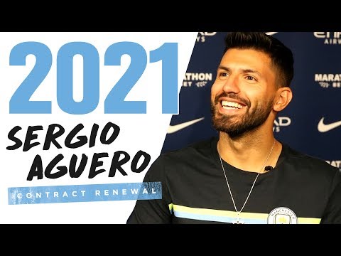 SERGIO AGUERO SIGNS NEW CONTRACT | Exclusive Interview