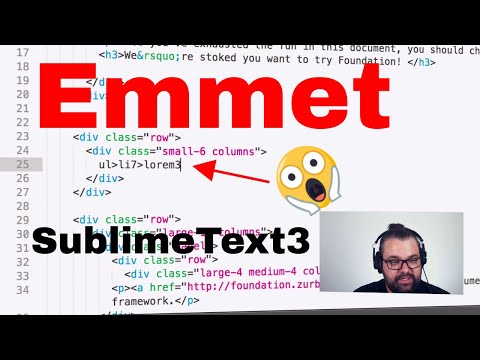 Emmet Plugin for Sublime Text 3