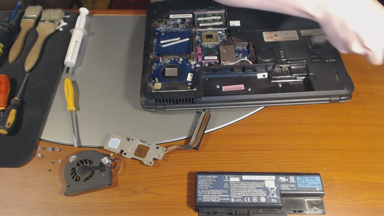London soil within Disassembly Acer Aspire 7520 7520G 7A2G16Mi ICY70 LXAKG0X344 - YouTube