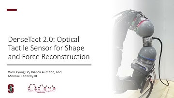 DenseTact 2.0: Optical Tactile Sensor for Shape and Force Reconstruction (ICRA 2023)