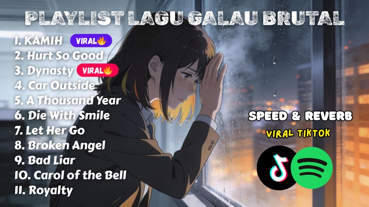 Playlist Lagu Barat Galau 2025 | Sad Songs Viral TikTok & Spotify Patah Hati 💔