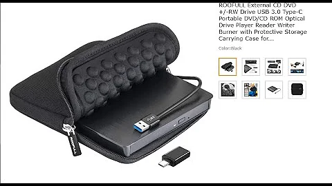 1 year review! ROOFULL External CD DVD +-RW Drive USB 3.0 Type-C Portable DVDCD ROM Optical Drive