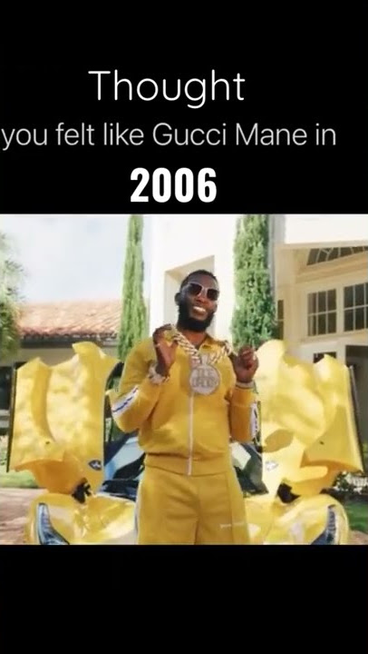 Gucci Mane on X: I feel like I'm Gucci Mane in 2006