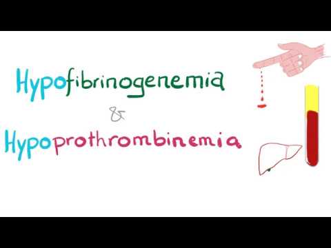 Hypofibrinogenemia and Hypoprothrombinemia