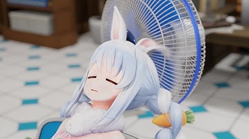 What is Pekora doing?