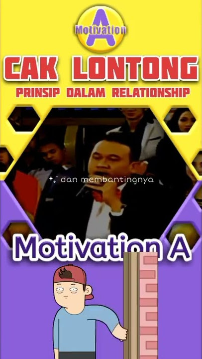 Kata-kata bijak Cak Lontong story wa 30 detik prinsip dalam relationship