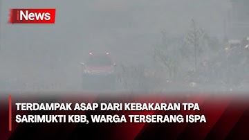 Terdampak Asap dari Kebakaran TPA Sarimukti, Warga Terserang Penyakit ISPA