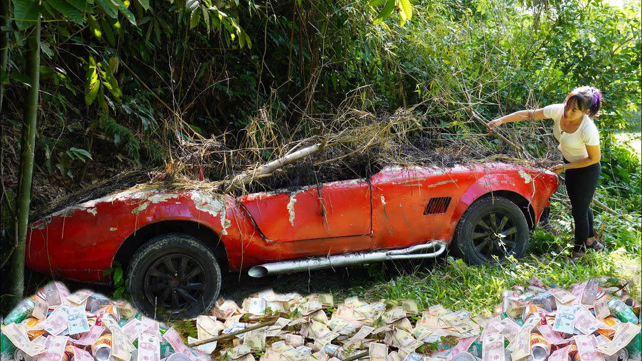 Full Video: Poor Girl Picks Up Scrap | Girl Finds Large Sum of Money and Burnt LAMBORGHINI.