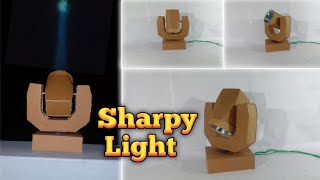 How To Make Sharpy Light// kaise banaye sharpy light at home mini sharpy light kaise banaye
