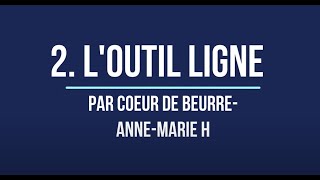Cours Silhouette Deluxe gratuits 2:  l&#39;outil ligne